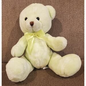 2014 Burton+Burton Super Soft Green Stuffed Teddy Bear Toy